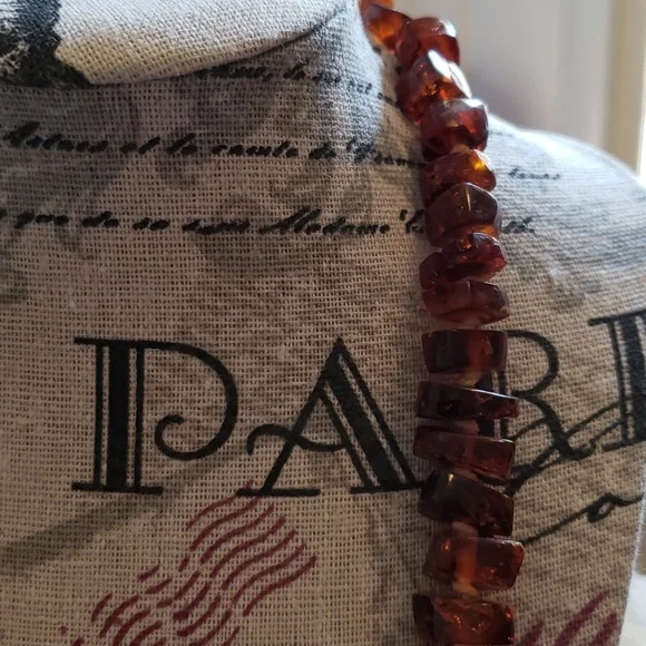 Vintage Handcrafted Natural Baltic Amber Necklace
